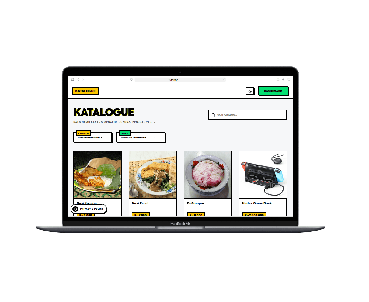 KATALOGUE ONLINE
